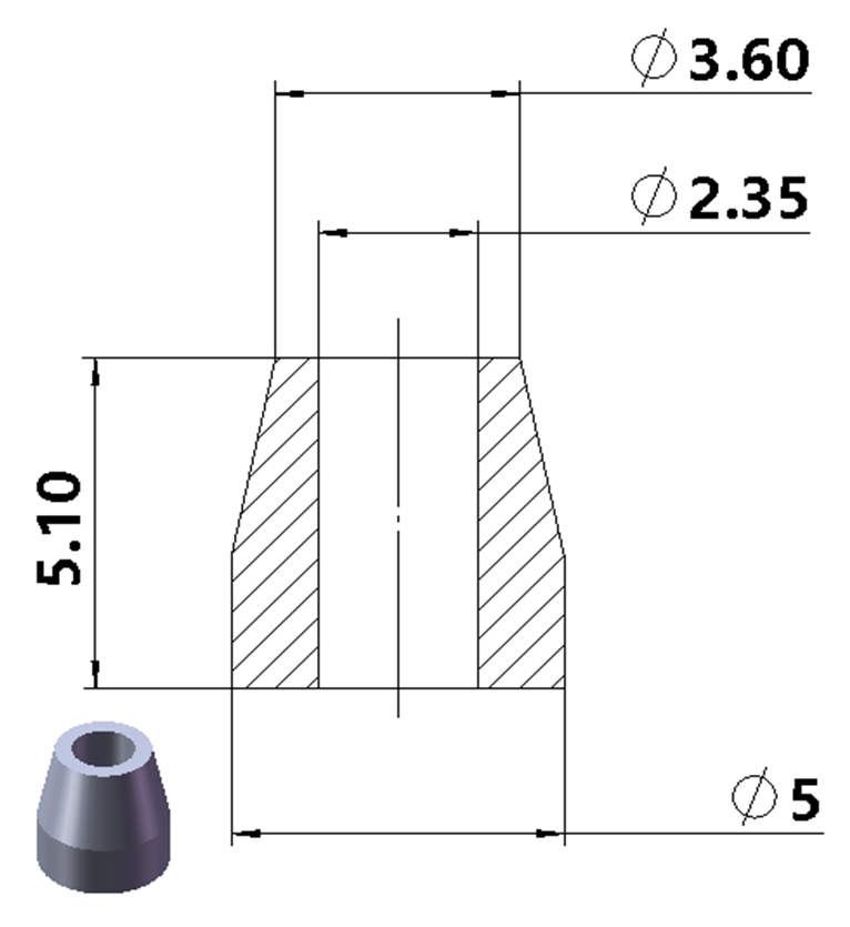 2.5mm压环