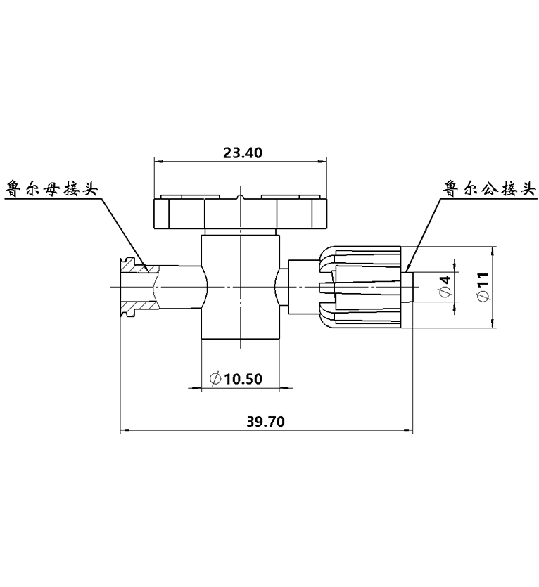 公母两通阀